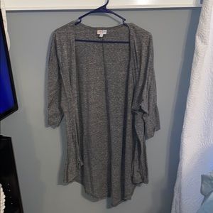 Lularoe gray cardigan
